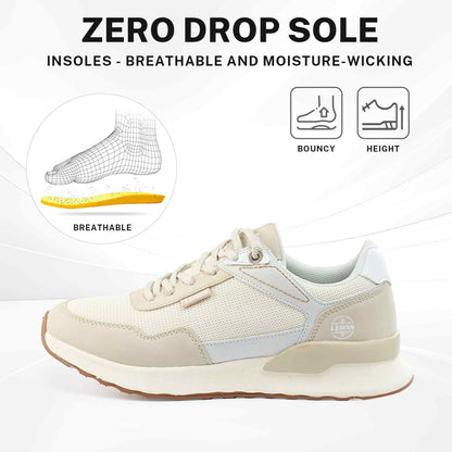 LEOSS ORIGINAL Wanderschuhe Herren Sneaker Turnschuhe Schnürschuhe Straßenschuhe Freizeitschuhe Walkingschuhe Leder Sportschuhe Rutschfest