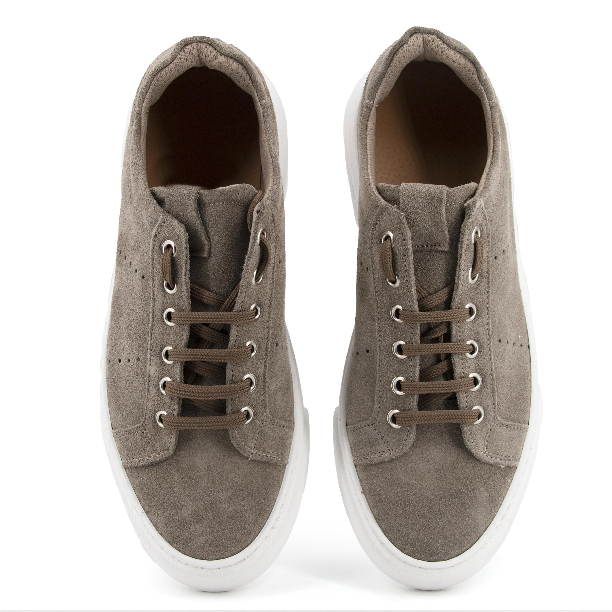 LEOSS ORIGINAL Zapatillas Casual Transpirables de Cuero Genuino para Hombre