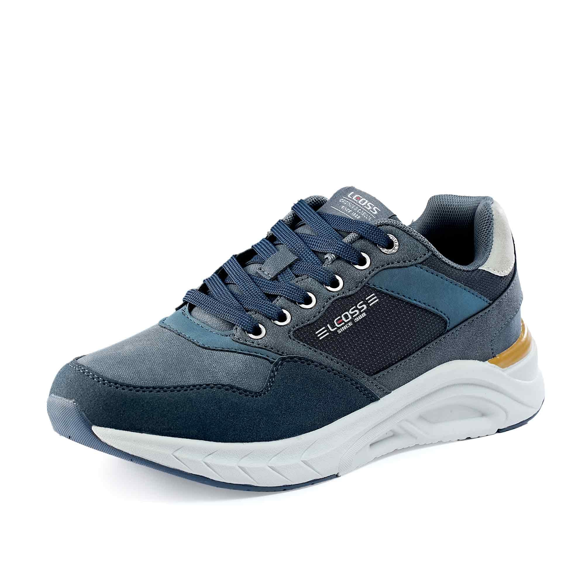 LEOSS ORIGINAL Zapatillas de deporte para hombre, zapatillas con cordones, zapatos de ciudad, zapatos de senderismo informales, zapatos de caminar de cuero deportivos