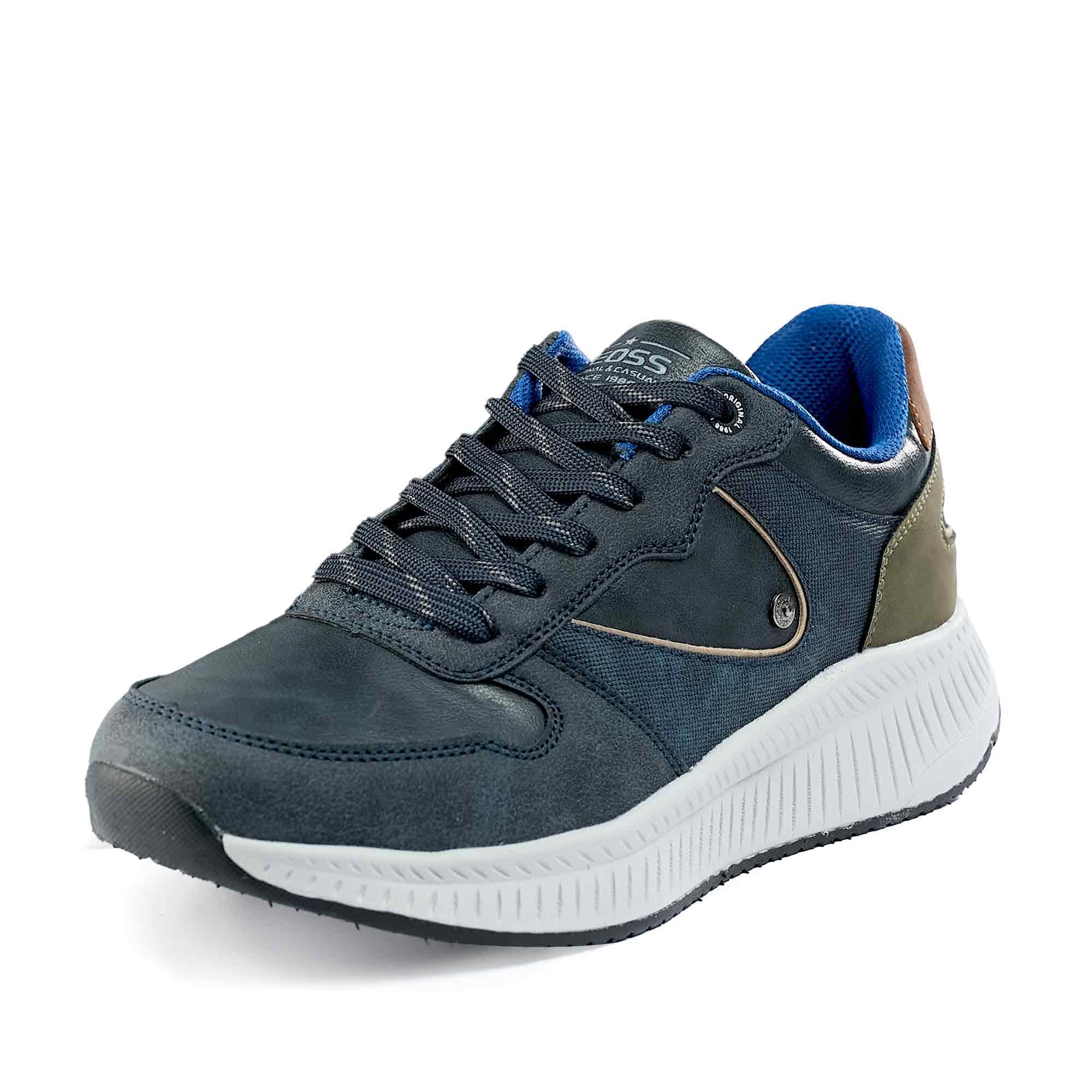 LEOSS ORIGINAL Zapatillas de deporte para hombre, zapatillas con cordones, zapatos de ciudad, zapatos de senderismo informales, zapatos de caminar de cuero deportivos