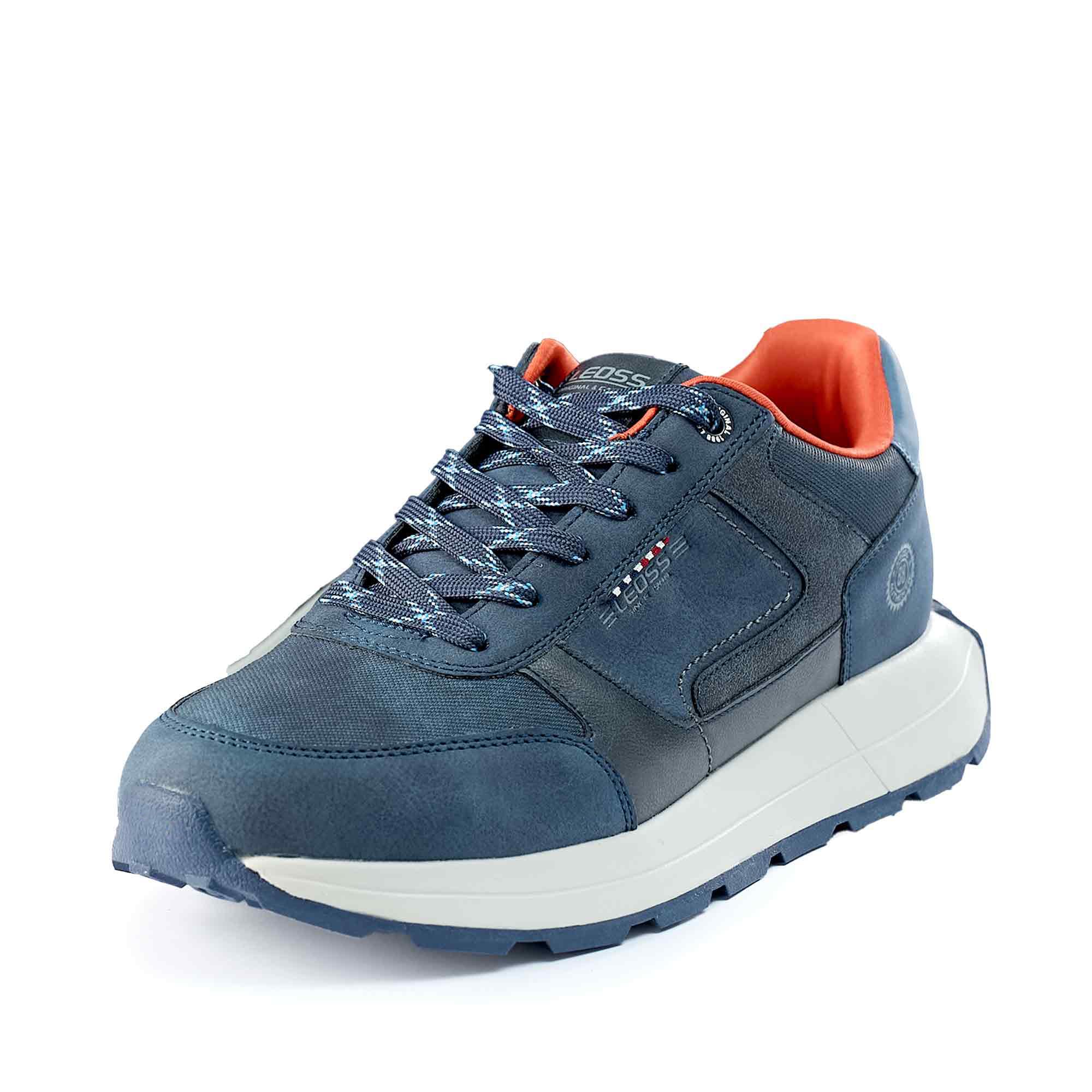 LEOSS ORIGINAL Zapatillas de deporte para hombre, zapatillas con cordones, zapatos de ciudad, zapatos de senderismo informales, zapatos de caminar de cuero deportivos