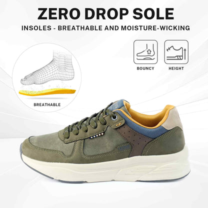 LEOSS ORIGINAL Zapatillas de deporte para hombre, zapatillas con cordones, zapatos de ciudad, zapatos de senderismo informales, zapatos de caminar de cuero deportivos