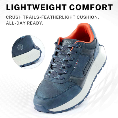 LEOSS ORIGINAL Zapatillas de deporte para hombre, zapatillas con cordones, zapatos de ciudad, zapatos de senderismo informales, zapatos de caminar de cuero deportivos