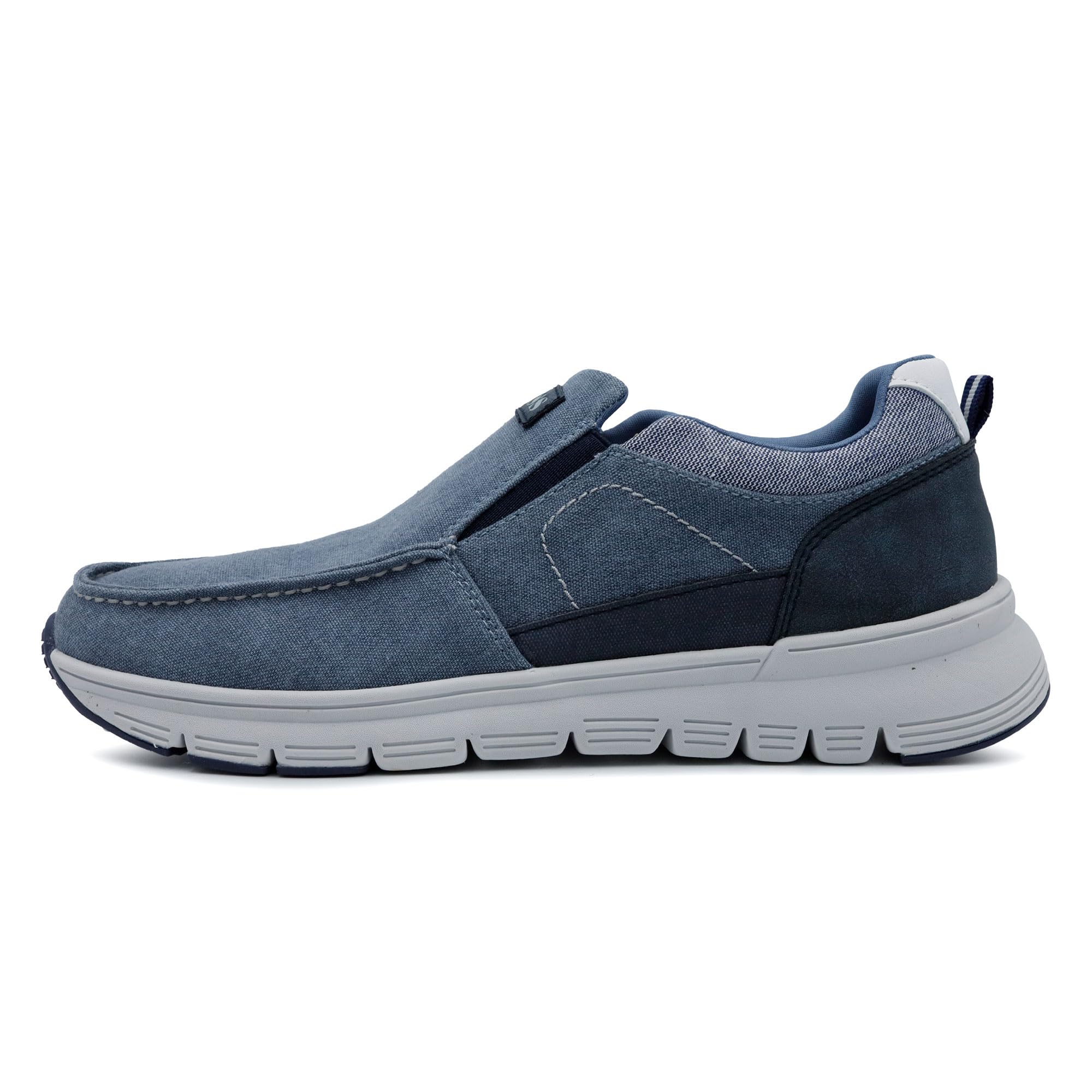 LEOSS ORIGINAL Zapatillas de Hombre Casual Transpirables con Elásticos Slip On Casual Zapatos Ligero Transpirables Zapatos
