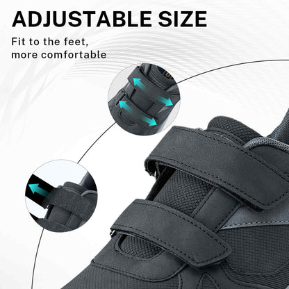 LEOSS ORIGINAL Zapatillas de hombre con cierre de Zapatillas de correr amortiguadas Zapatillas deportivas ligeras Zapatillas de deporte transpirables Zapatillas de running de carretera Zapatos al aire