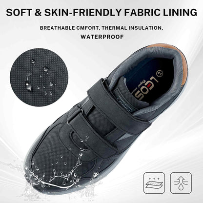 LEOSS ORIGINAL Zapatillas de hombre con cierre de Zapatillas de correr amortiguadas Zapatillas deportivas ligeras Zapatillas de deporte transpirables Zapatillas de running de carretera Zapatos al aire