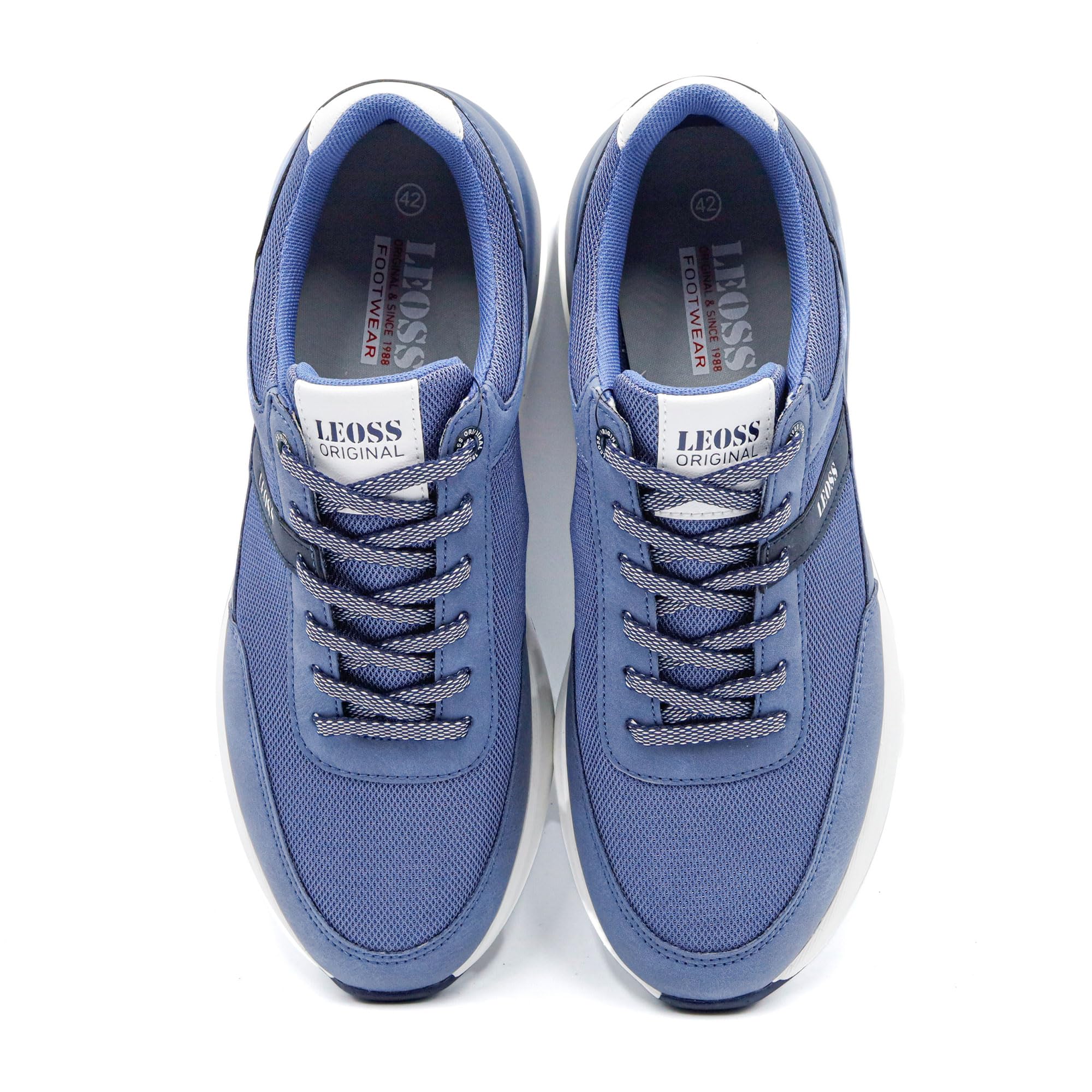 LEOSS ORIGINAL Zapatillas de Hombre Transpirables Casual con Cordones