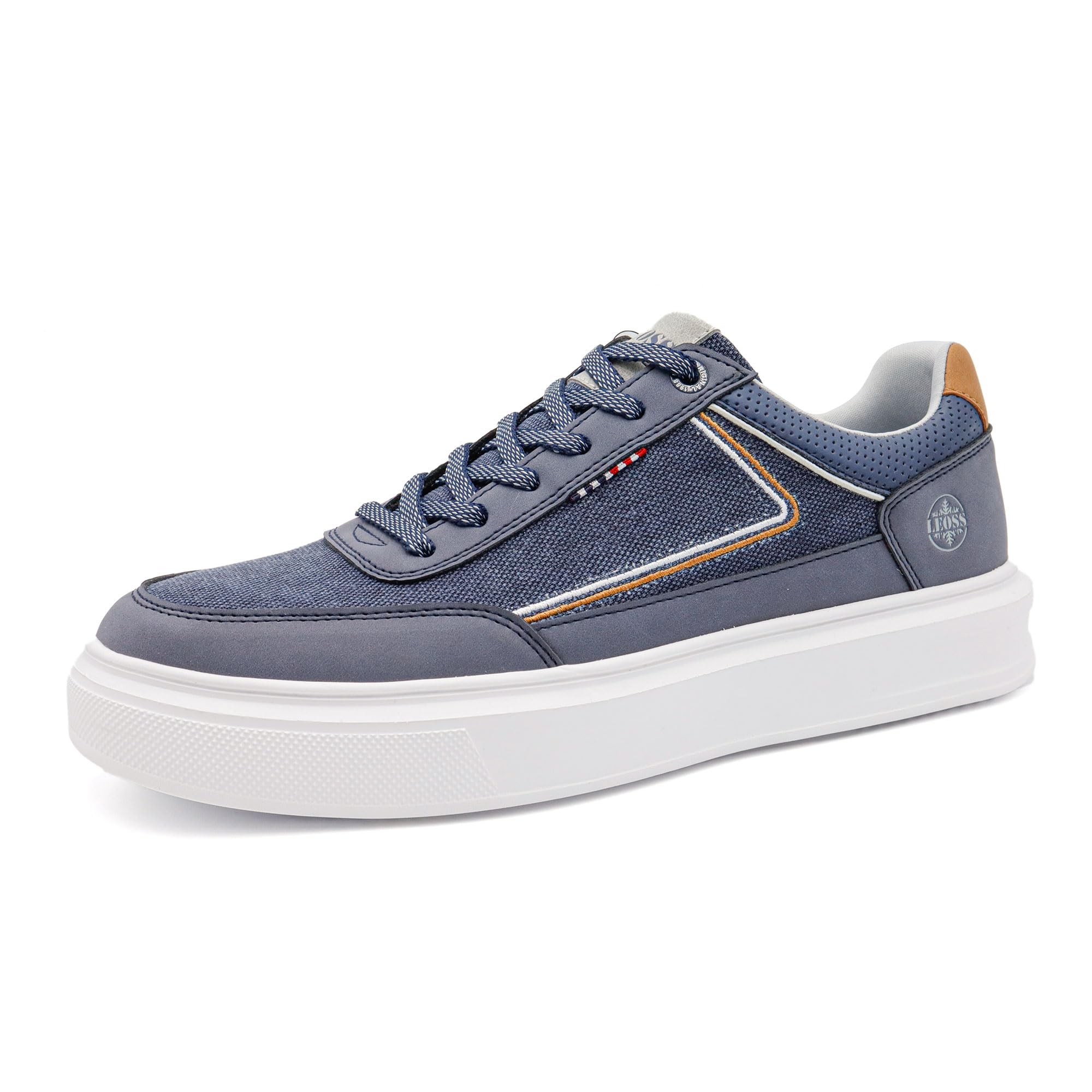 LEOSS ORIGINAL Zapatillas de Hombre Transpirables Zapatos Casual con Cordones