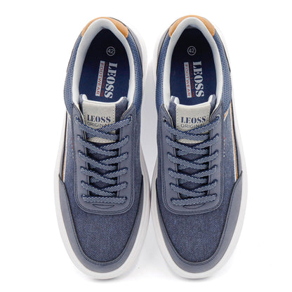 LEOSS ORIGINAL Zapatillas de Hombre Transpirables Zapatos Casual con Cordones