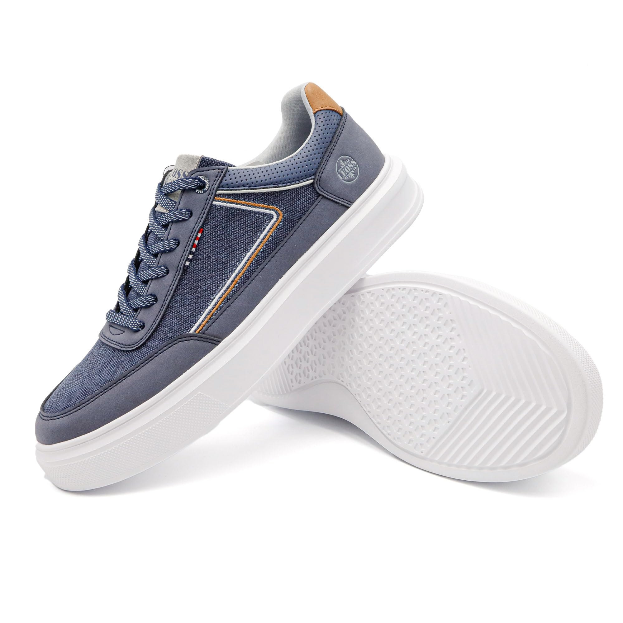 LEOSS ORIGINAL Zapatillas de Hombre Transpirables Zapatos Casual con Cordones