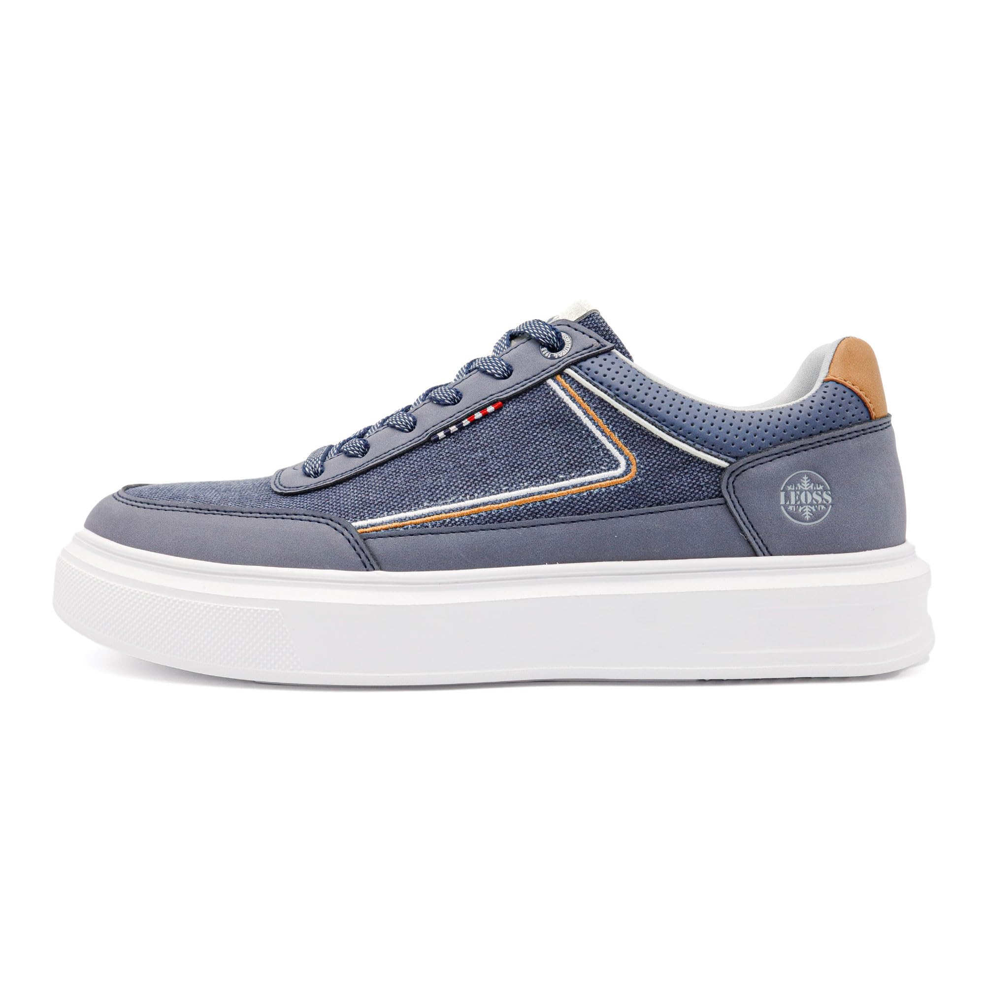 LEOSS ORIGINAL Zapatillas de Hombre Transpirables Zapatos Casual con Cordones