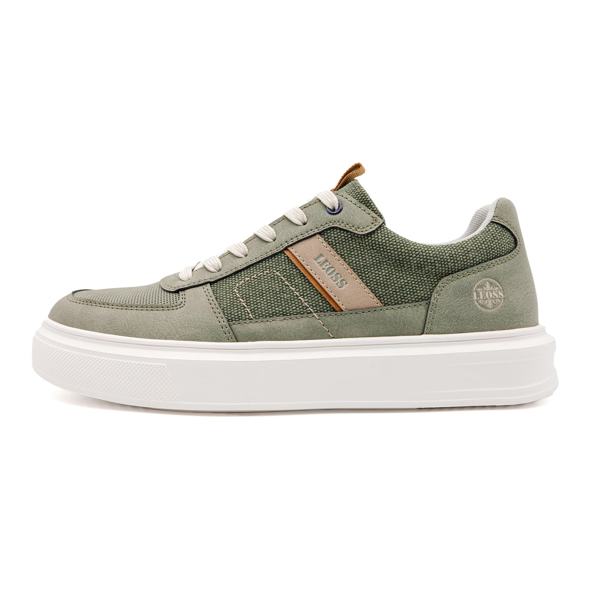 LEOSS ORIGINAL Zapatillas de Hombre Zapatos con Cordones Casual Transpirables