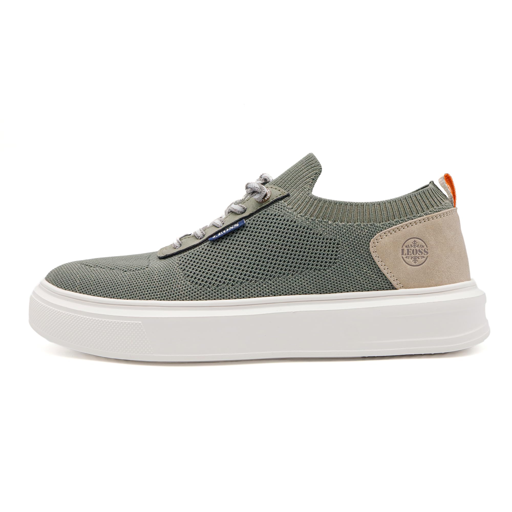 LEOSS ORIGINAL Zapatillas de Hombre Zapatos Slip On Casual Transpirables con Cordones