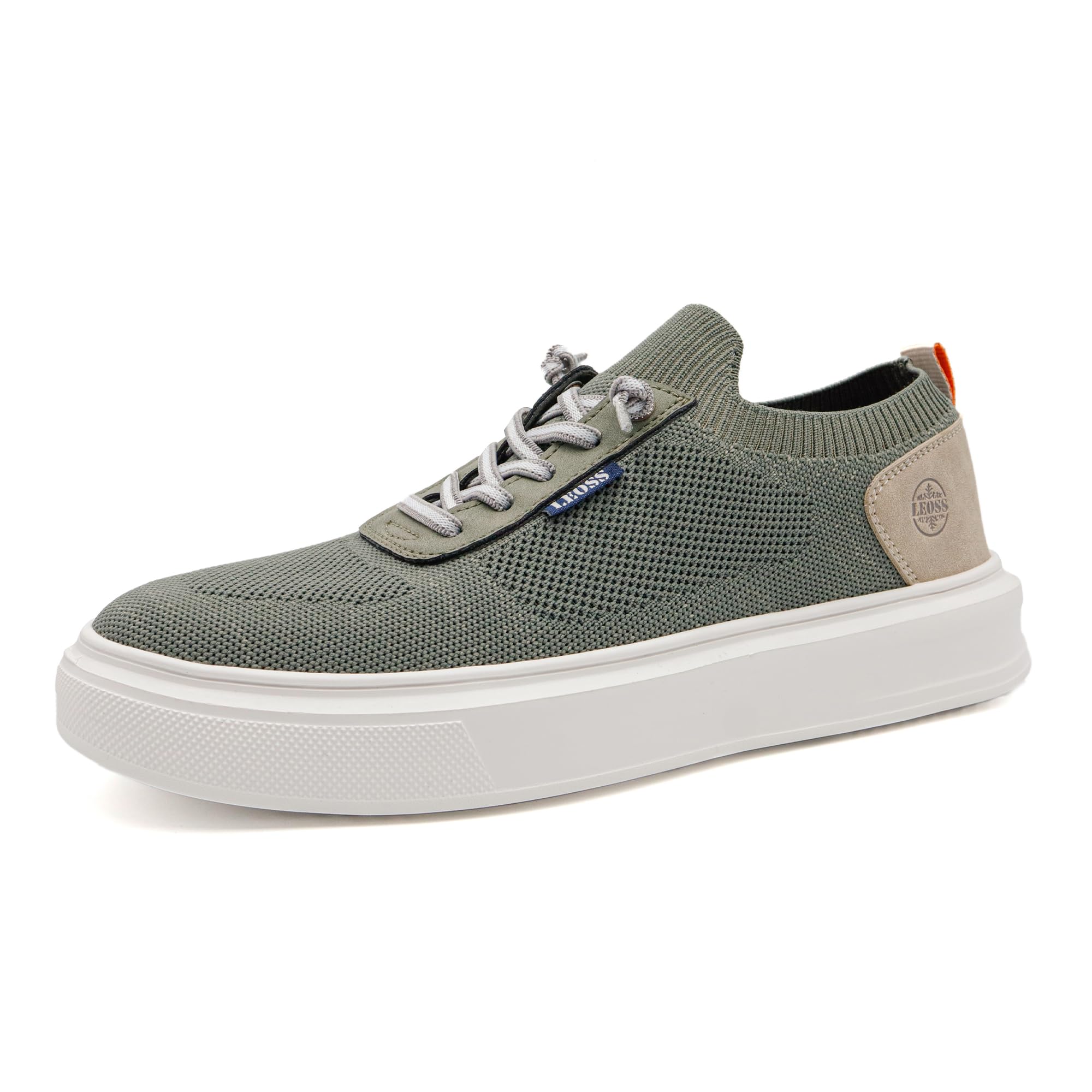 LEOSS ORIGINAL Zapatillas de Hombre Zapatos Slip On Casual Transpirables con Cordones