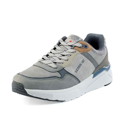 LEOSS ORIGINAL Zapatillas de senderismo para hombre, zapatillas de deporte con cordones, zapatos de calle, para el tiempo libre, para caminar, zapatos deportivos de piel