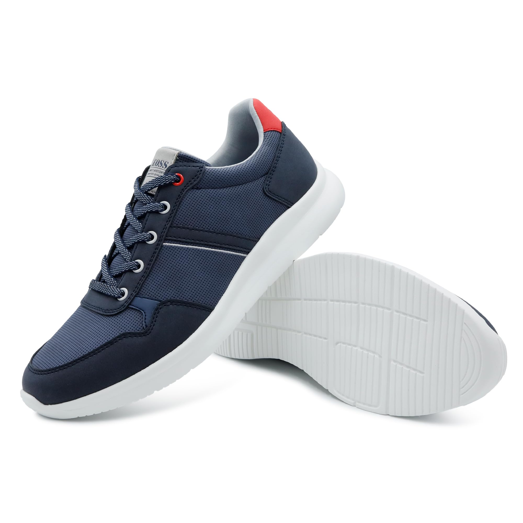 LEOSS ORIGINAL - Zapatillas deportivas para hombre, con cordones, transpirables y cómodas