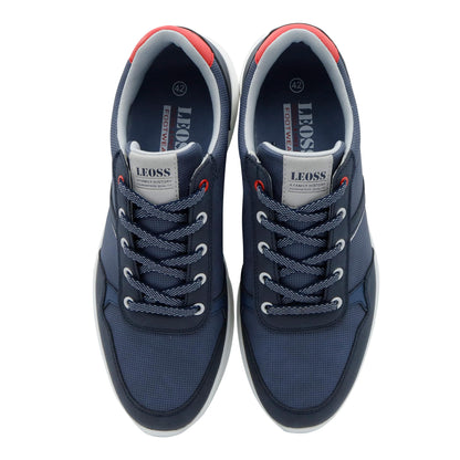 LEOSS ORIGINAL - Zapatillas deportivas para hombre, con cordones, transpirables y cómodas