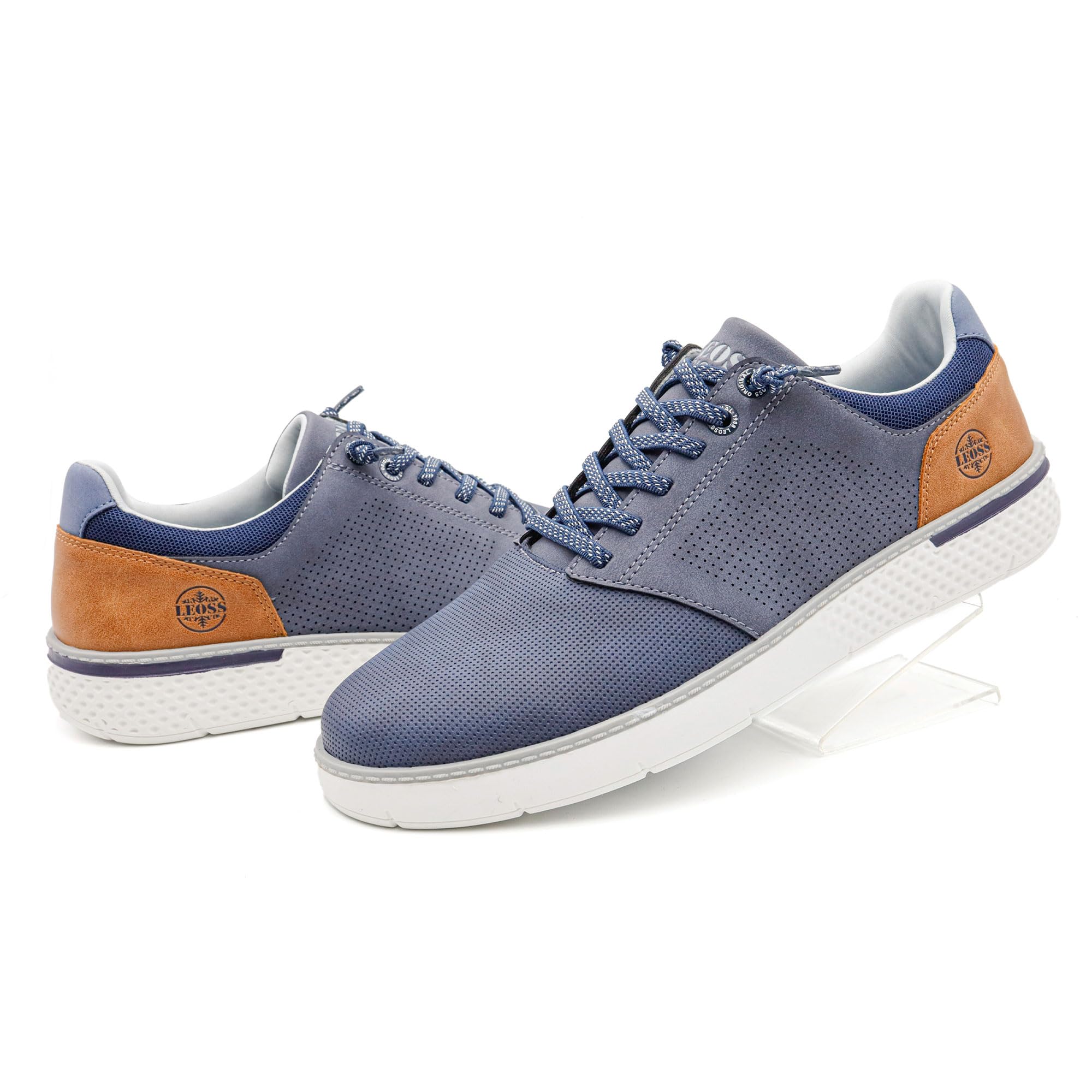 LEOSS ORIGINAL Zapatillas Hombre Zapatillas Deportivas Casual Deportivas con Cordones Transpirable e Casual