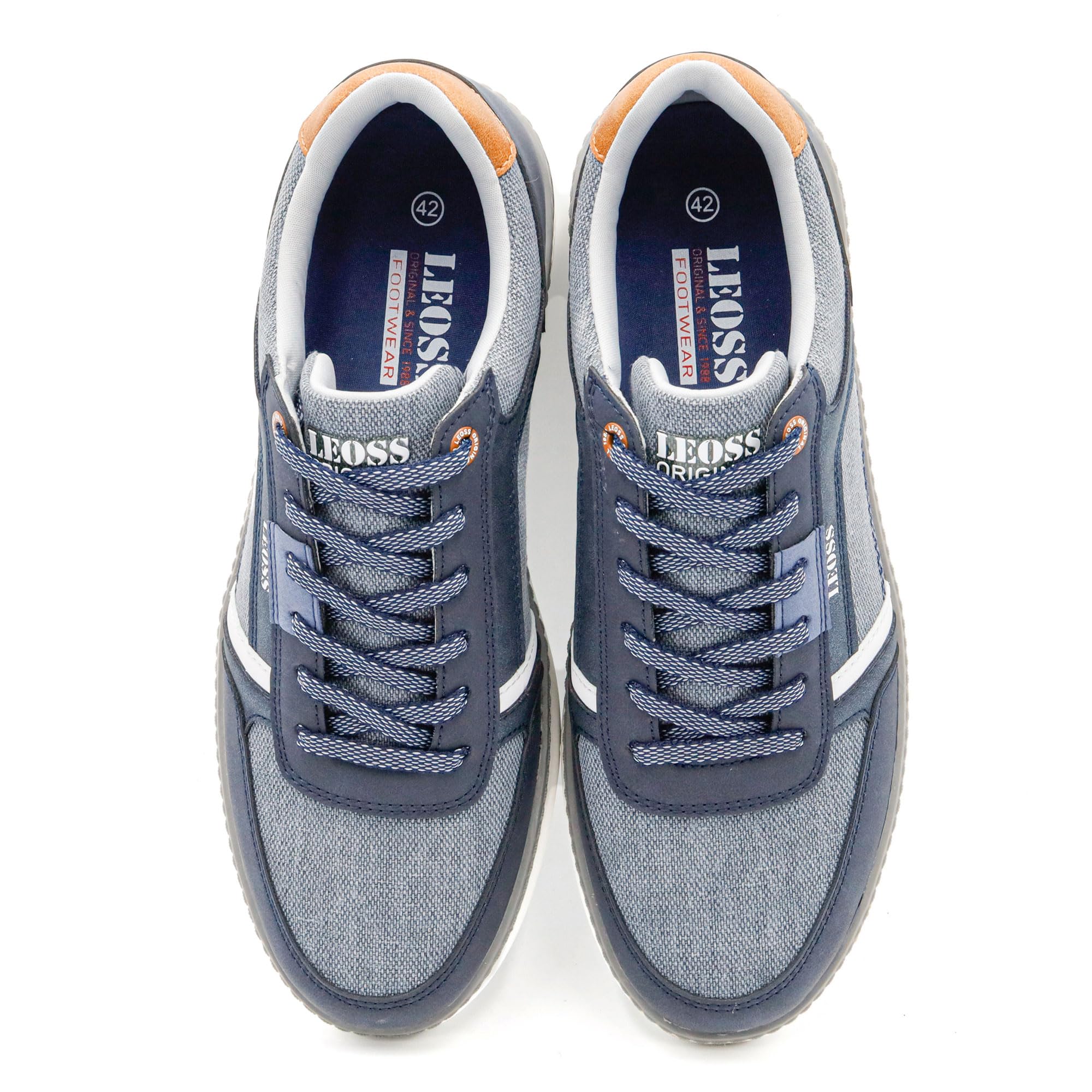 LEOSS ORIGINAL Zapatillas Hombre Zapatillas Deportivas Casual Hombres con Cordones Transpirable e Casual