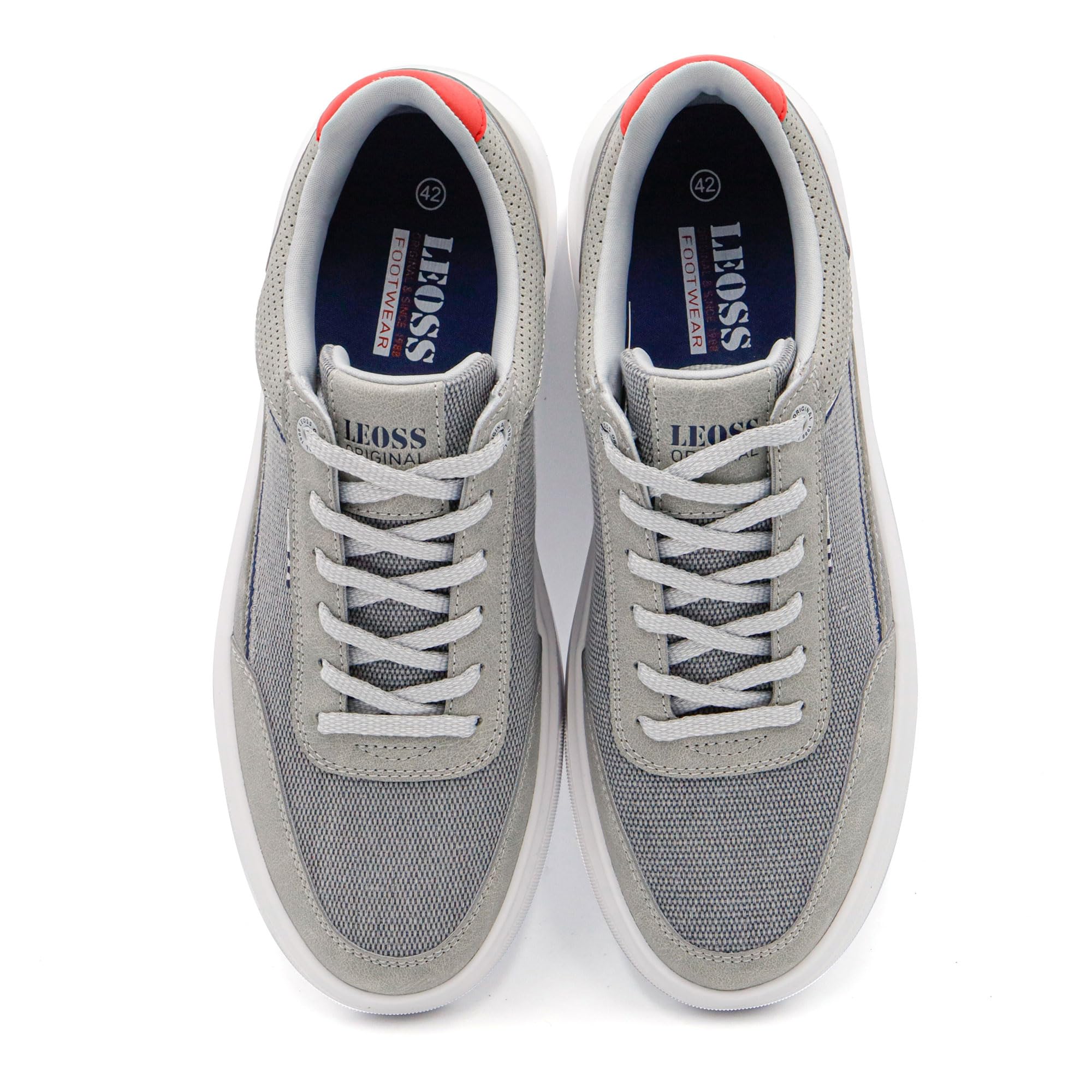 LEOSS ORIGINAL Zapatillas Hombre Zapatillas Deportivas Hombre Zapatillas Deportivas para Hombre con Cordones Transpirable e Casual