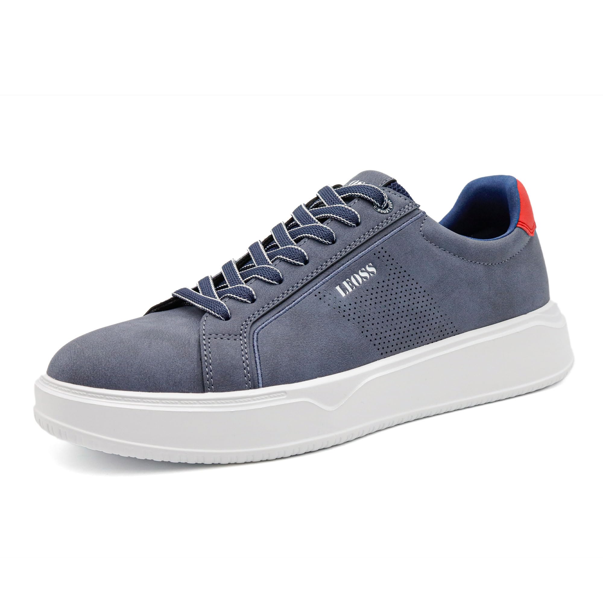 LEOSS ORIGINAL - Zapatillas para hombre con cordones transpirables e informales