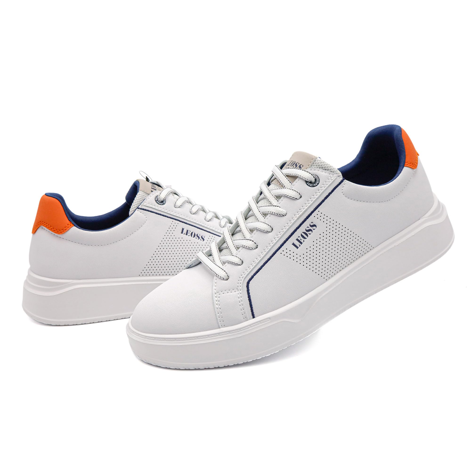 LEOSS ORIGINAL - Zapatillas para hombre con cordones transpirables e informales