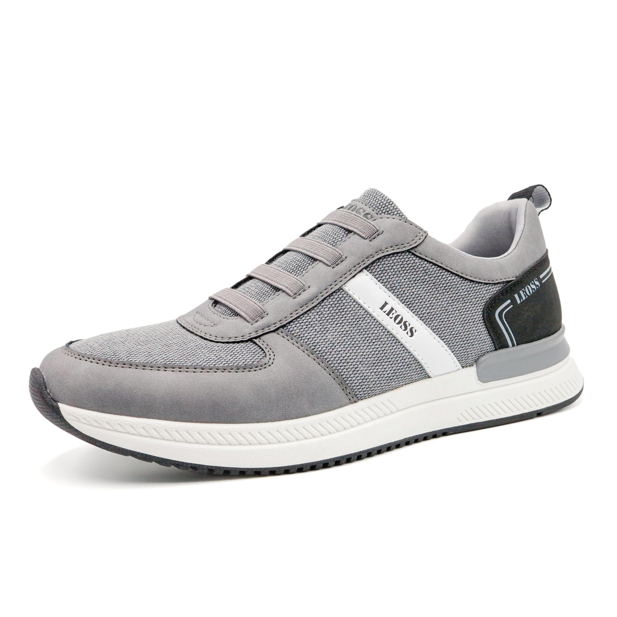 LEOSS ORIGINAL Zapatillas Slip on Zapatillas Hombre Zapato con Cordones Elástico Hombre Zapatillas Transpirable Ligeras Cómodas