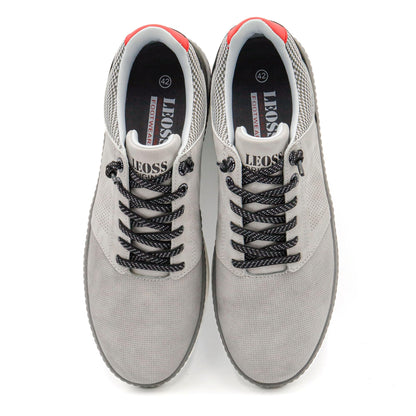 LEOSS ORIGINAL Zapatillas Transpirables Zapatos Casual con Cordones para Hombre Casual Zapatillas de Gimnasia Zapatos Respirable Zapatillas