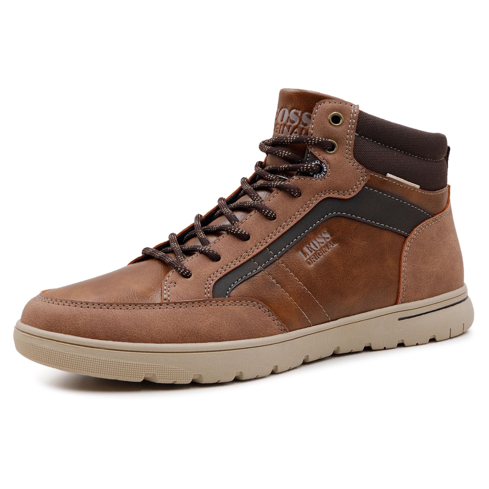 LEOSS ORIGINAL Zapatos de los Hombres Casual Transpirable Zapatillas Deportivas Caminar al aire libre Caminar de Cuero Sintético