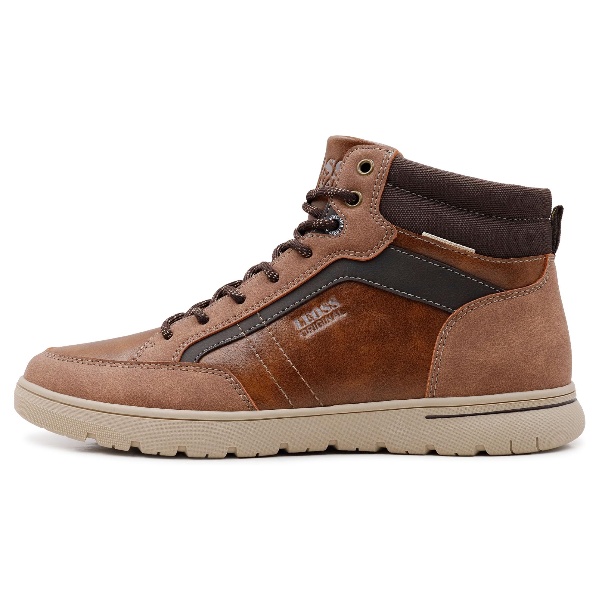 LEOSS ORIGINAL Zapatos de los Hombres Casual Transpirable Zapatillas Deportivas Caminar al aire libre Caminar de Cuero Sintético