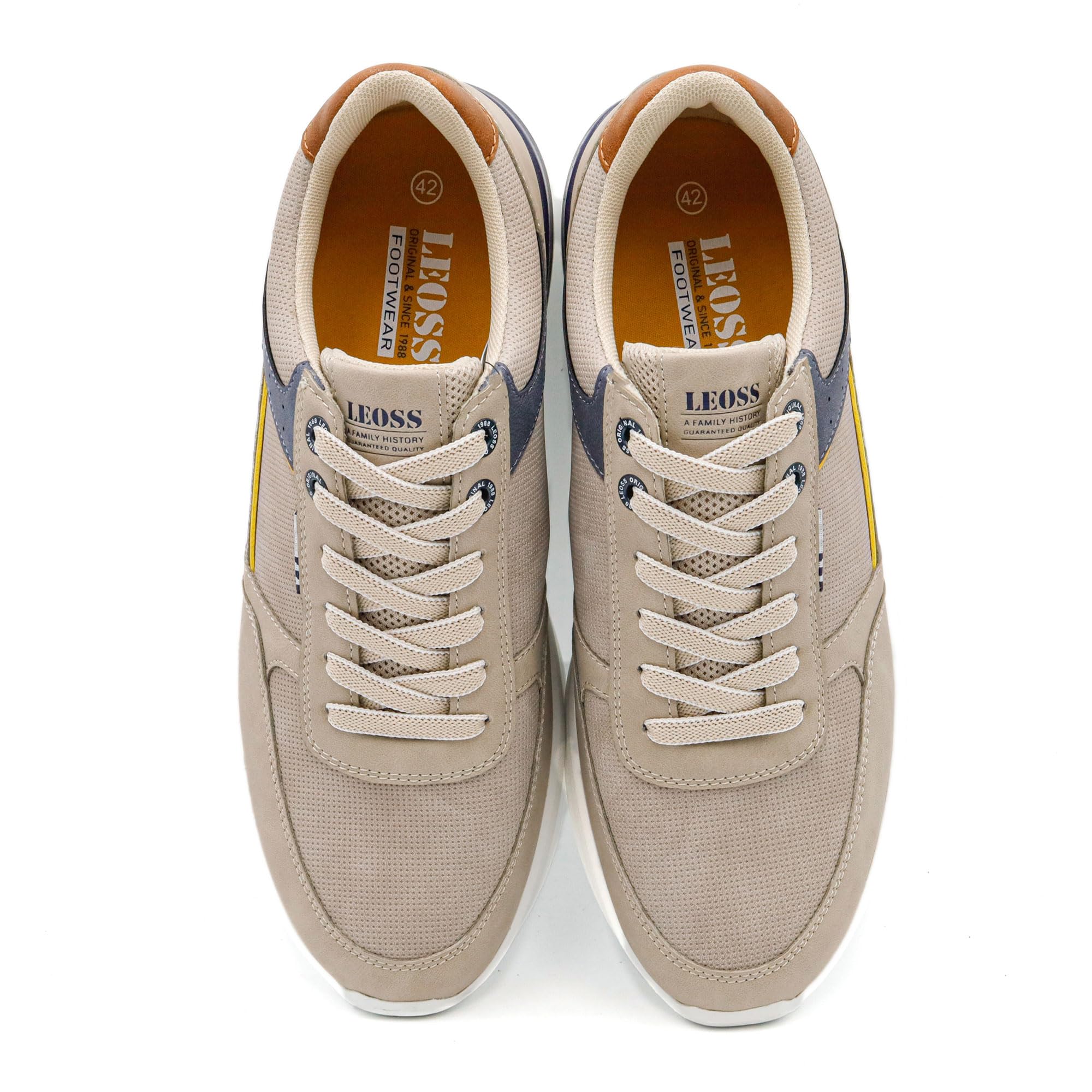 LEOSS - Zapatillas de deporte para hombre, transpirables, ligeras