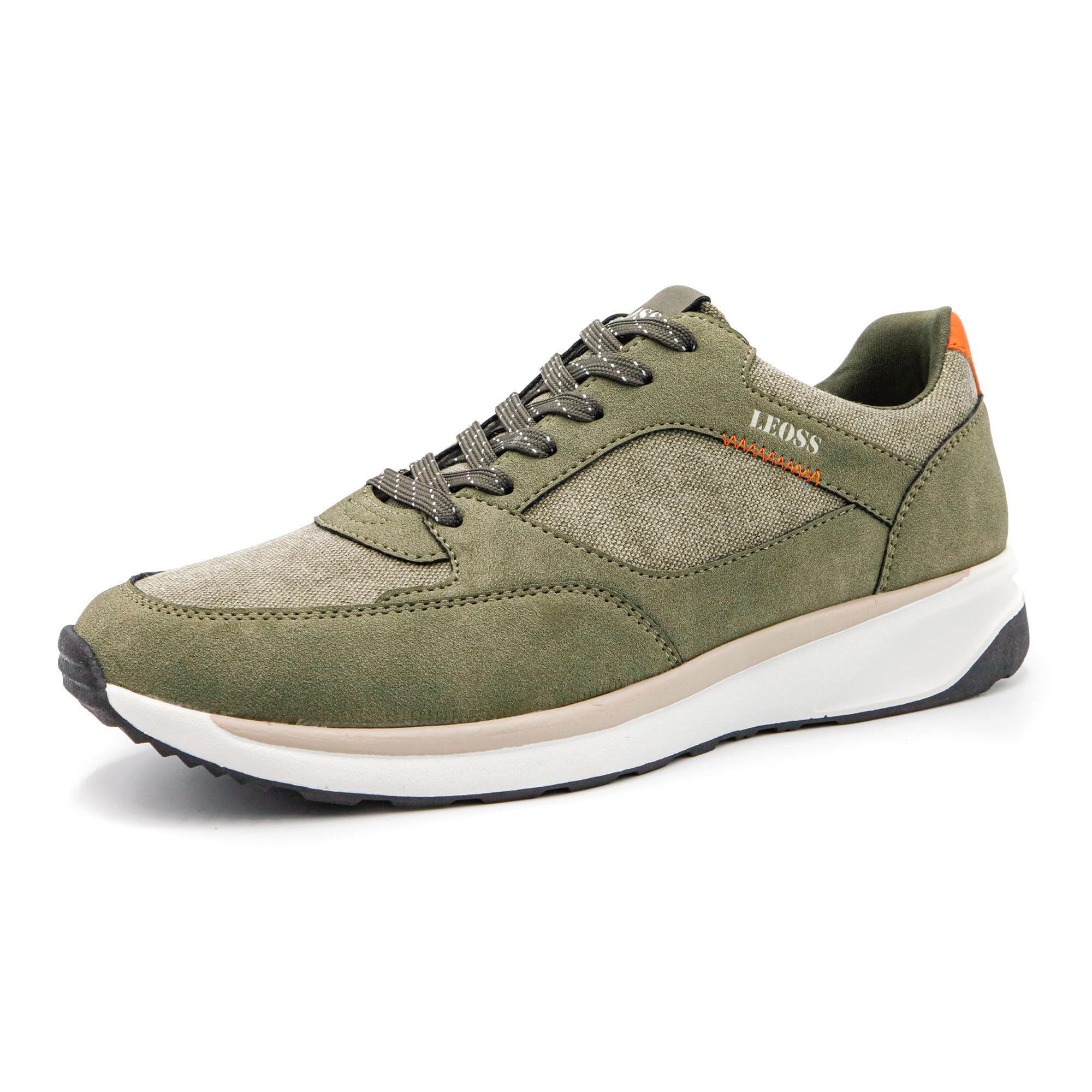 LEOSS - Zapatillas de deporte para hombre, zapatillas de deporte, cómodo, transpirable, ligera, fitness, gimnasio