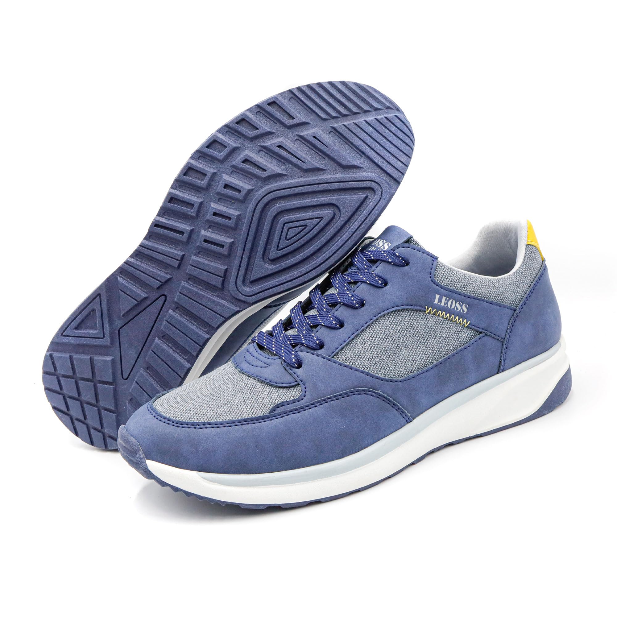 LEOSS - Zapatillas de deporte para hombre, zapatillas de deporte, cómodo, transpirable, ligera, fitness, gimnasio