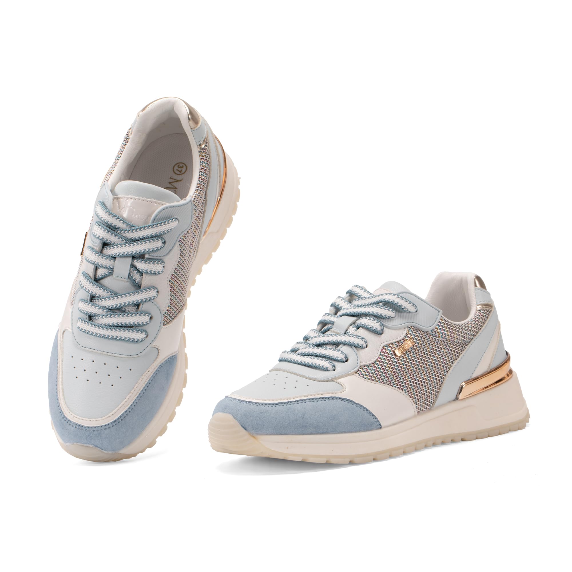 MISSCAI Damen Walkingschuhe Sneaker Atmungsaktiv Freizeitschuhe Leicht Joggingschuhe Halbschuhe Turnschuhe Rutschfeste Sportschuhe Laufschuhe