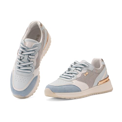 MISSCAI Damen Walkingschuhe Sneaker Atmungsaktiv Freizeitschuhe Leicht Joggingschuhe Halbschuhe Turnschuhe Rutschfeste Sportschuhe Laufschuhe