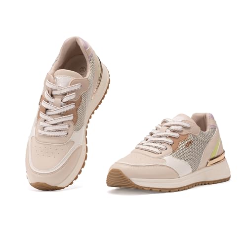 MISSCAI Damen Walkingschuhe Sneaker Atmungsaktiv Freizeitschuhe Leicht Joggingschuhe Halbschuhe Turnschuhe Rutschfeste Sportschuhe Laufschuhe