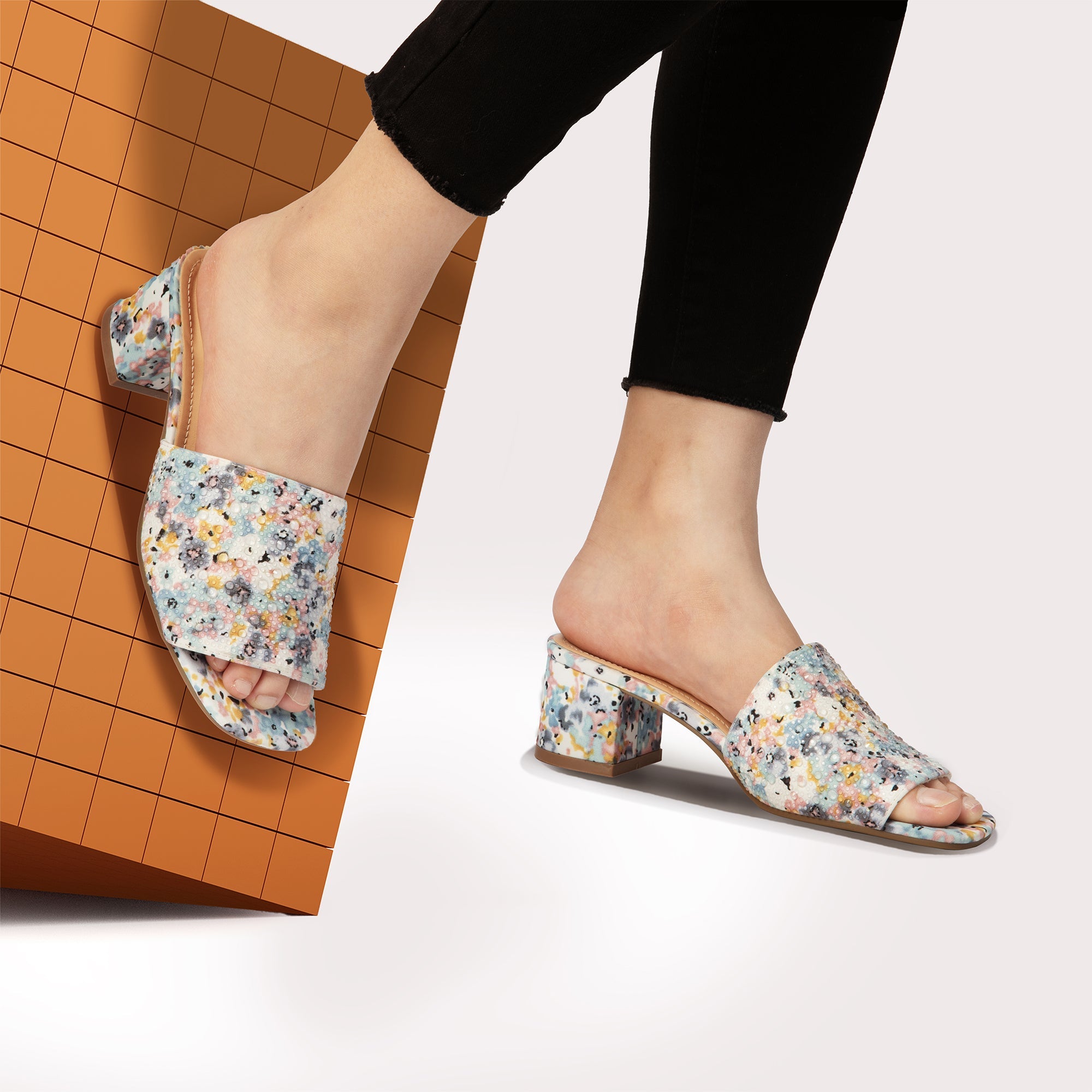 MISSCAI Donne Estate Ciabatte Confortevoli Open - Toe Piazza Pantofole WWC250169