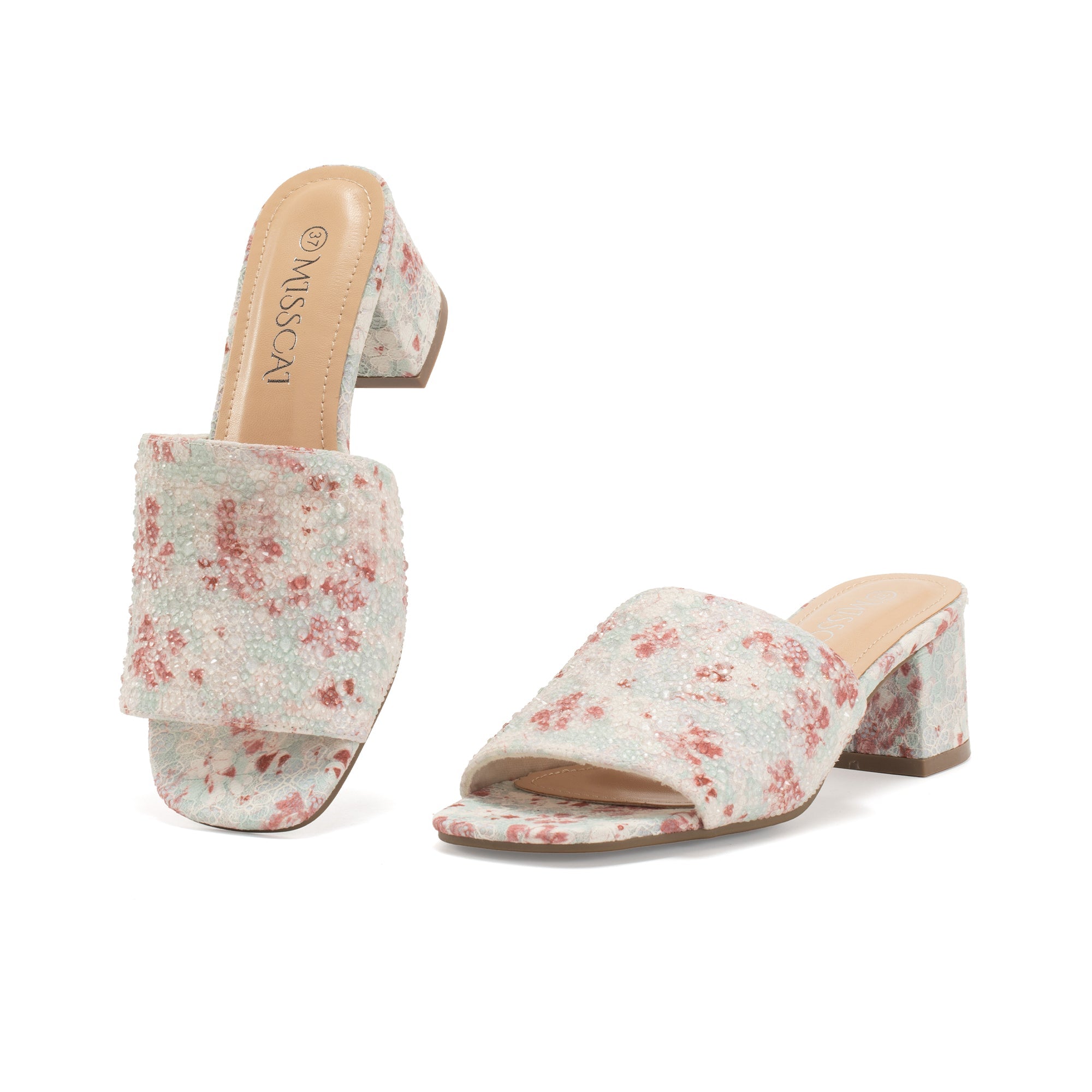 MISSCAI Donne Estate Ciabatte Confortevoli Open - Toe Piazza Pantofole WWC250169
