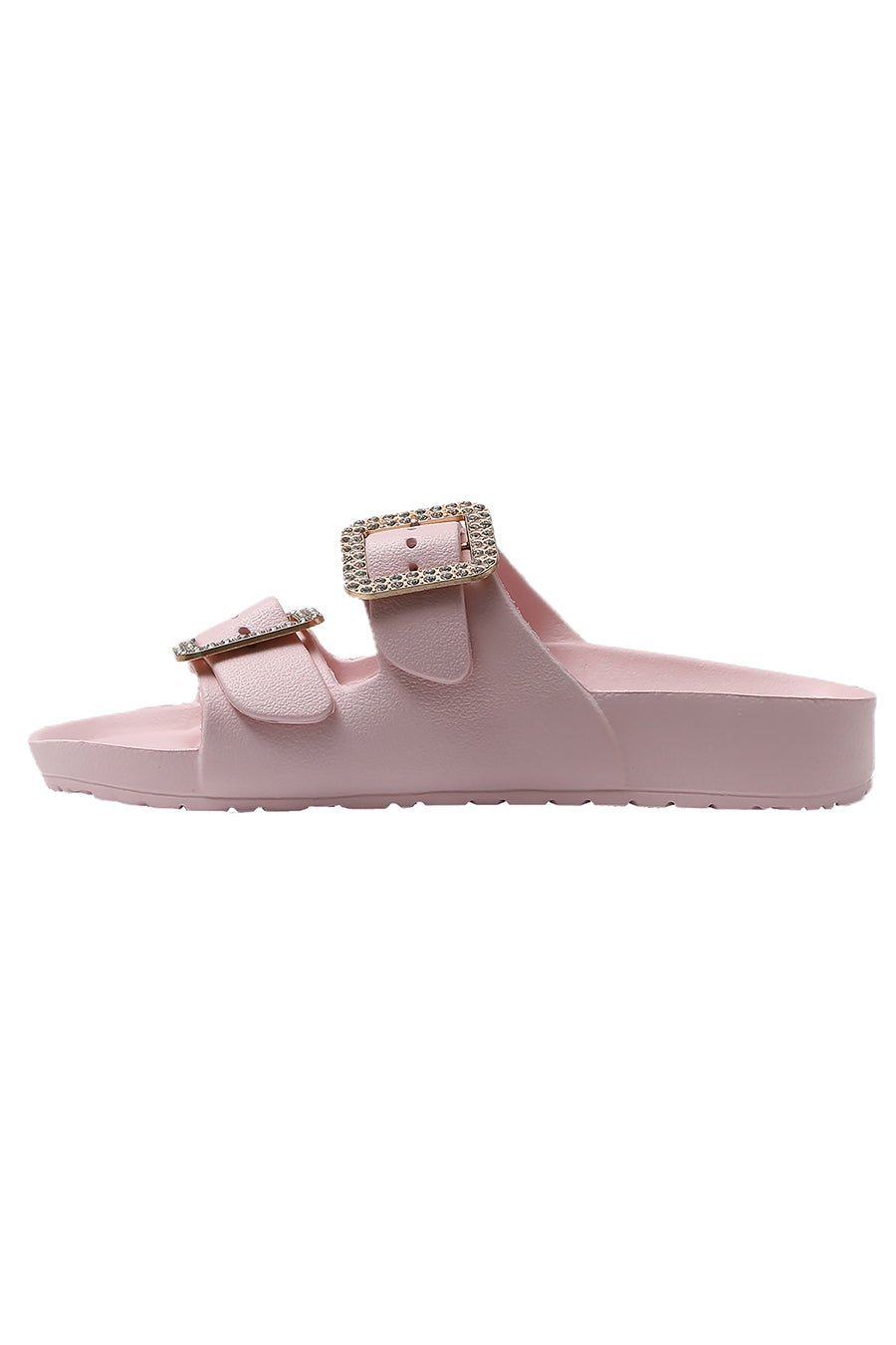 JOMIX Ciabatte Donna Estive Comode Mare Casa Piscina in Gomma EVCiabatte Elegnate Fibbia Decorato Strass SD8003