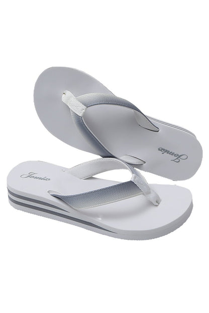 JOMIX Infradito Donna Eleganti Ciabatte Zeppa Casa Mare Piscina SD8229