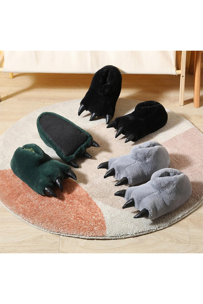 JOMIX Pantofole Donna Invernali Divertente Caldo da Casa Peuche Dinosauro Drago Zampe Pelose Comode Simpatiche MD7340