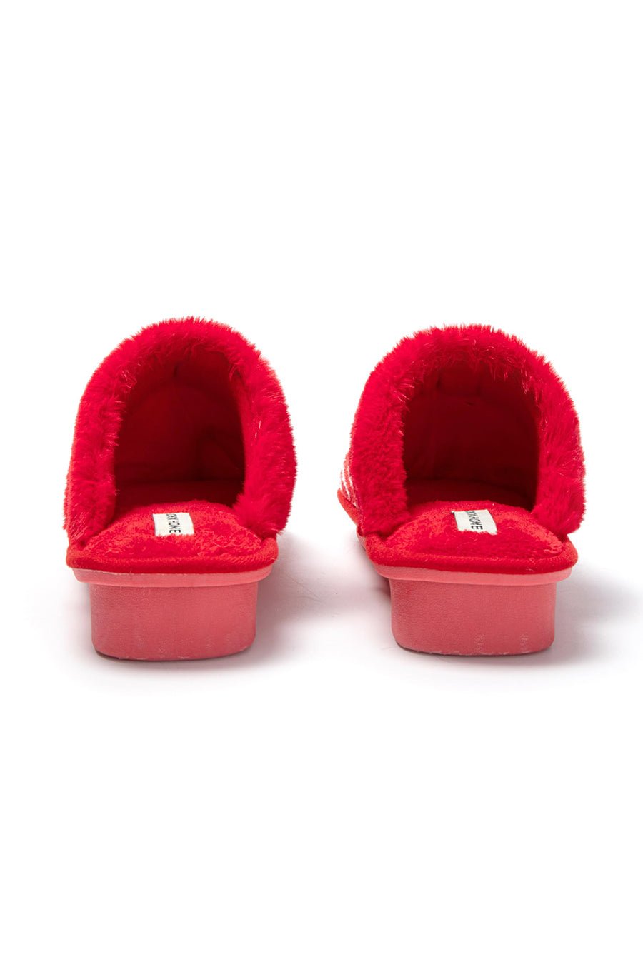 JOMIX Pantofole Donna Invernali Ciabatte Pelose Calde a Pois Tacco Zeppa Accoglienti da Casa Relax Comode MD8570