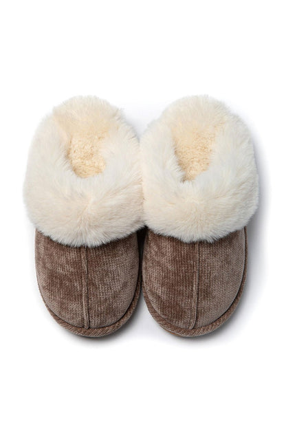 JOMIX Pantofole Donna Invernali Ciabatte Donna Inverno da Casa Pelliccia Soffice Pantofole Pelose Calde MD8504