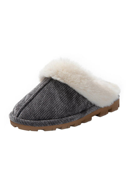 JOMIX Pantofole Donna Invernali Ciabatte Donna Inverno da Casa Pelliccia Soffice Pantofole Pelose Calde MD8504