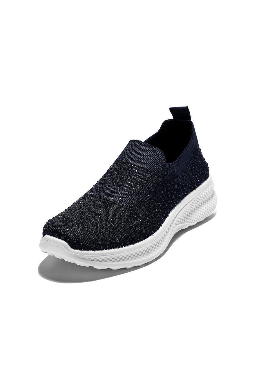 Scarpe Donna Casual Senza Lacci - Mocassini Piatte In Tela, Antiscivolo E Traspiranti, Comode Sneakers Slip-On Con Fascia Elastica, Grigio, 38 EU